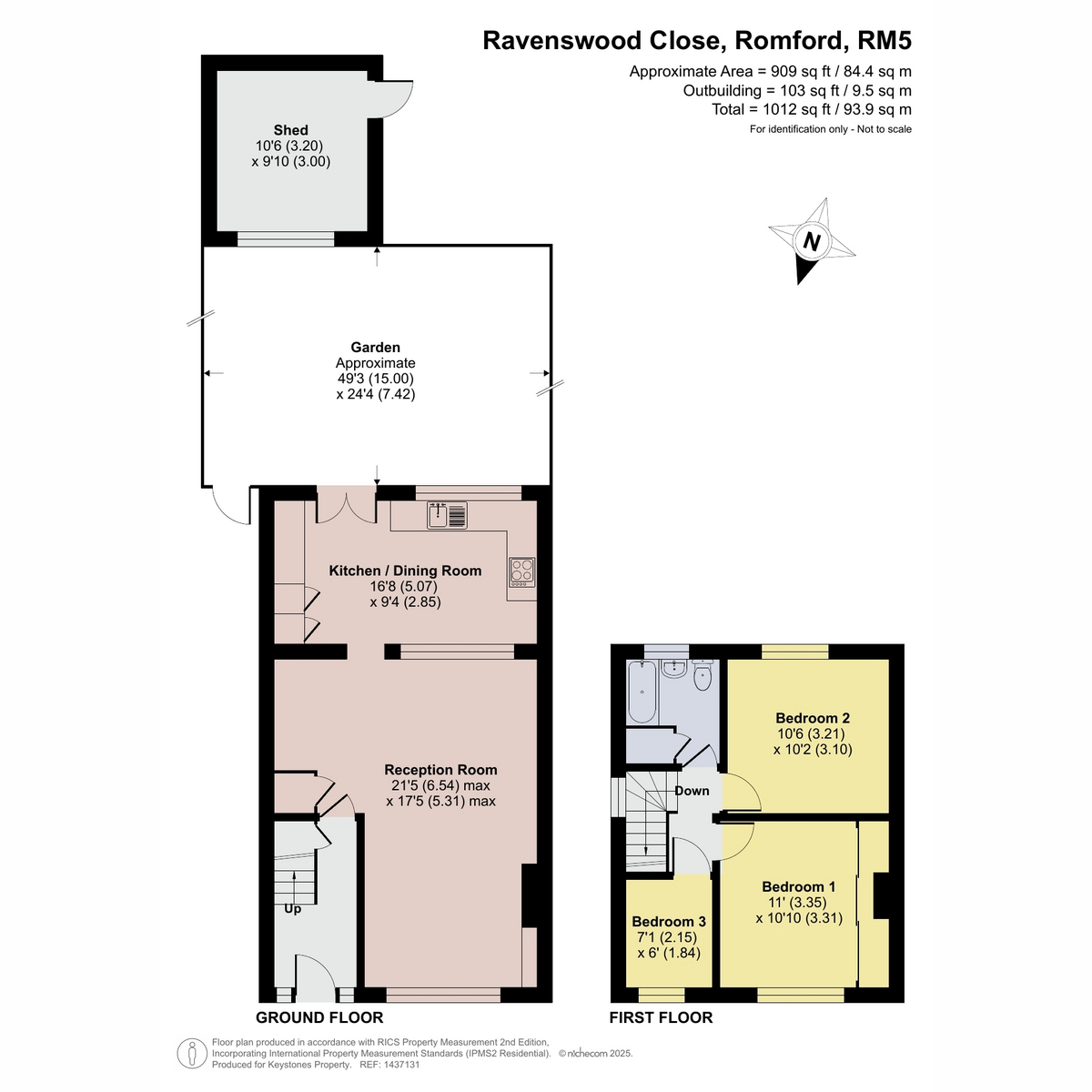 24, Ravenswood Close, Romford floorplan