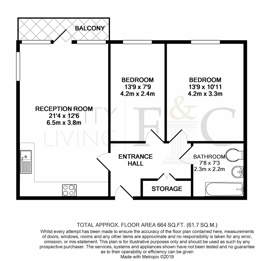 2 Bedrooms Flat to rent in Leven Wharf, Leven Road, London E14