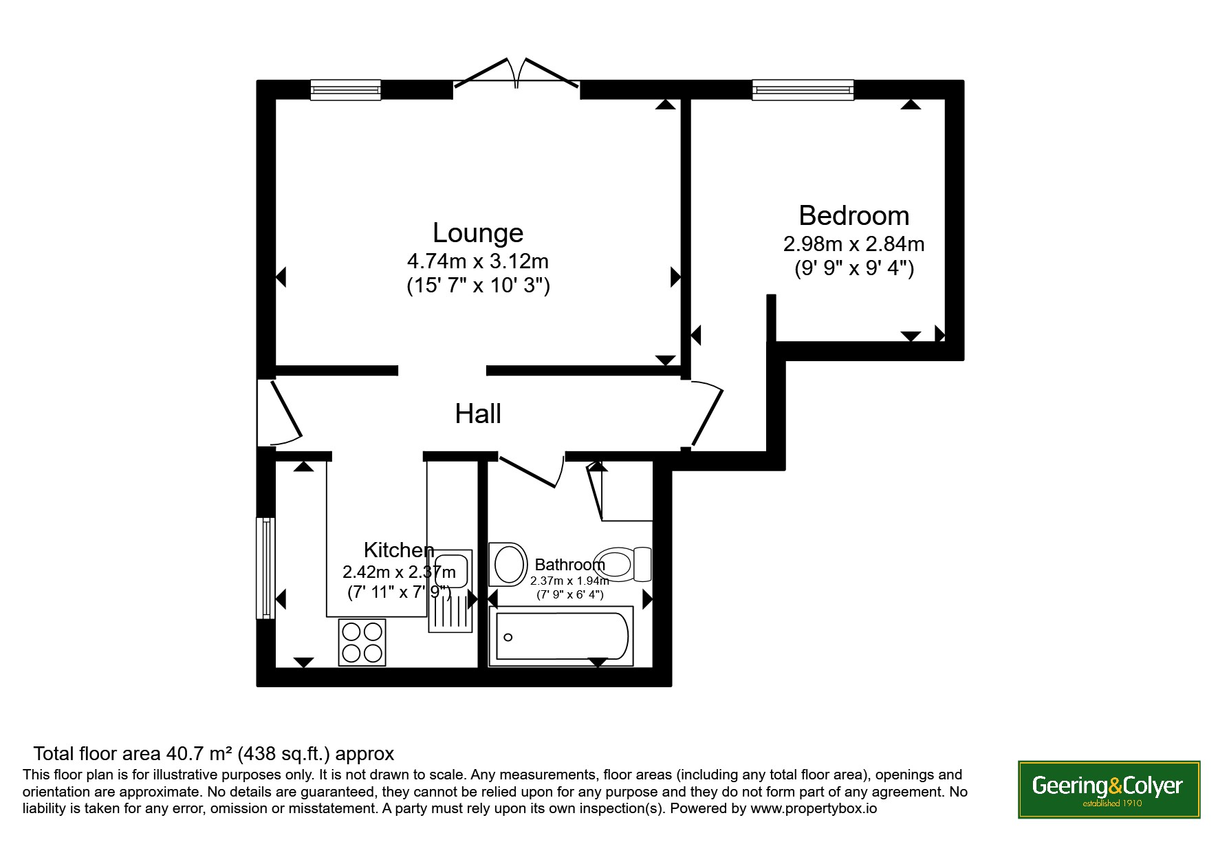3A,, Dunes Road, New Romney floorplan