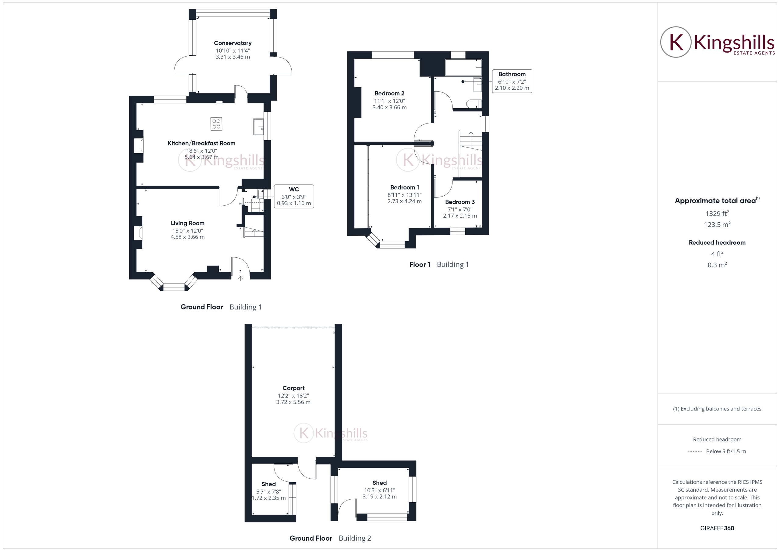 134 Kingsmead Road, High Wycombe floorplan