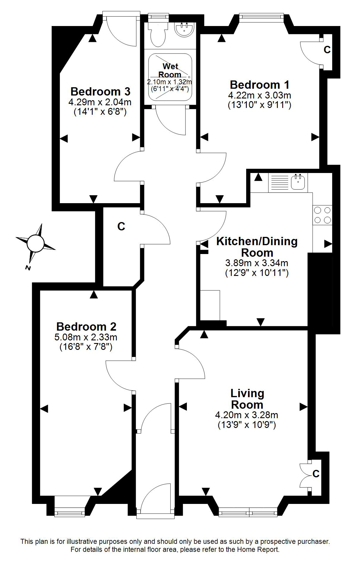 16, Meadowbank Terrace, Meadowbank, Edinburgh floorplan