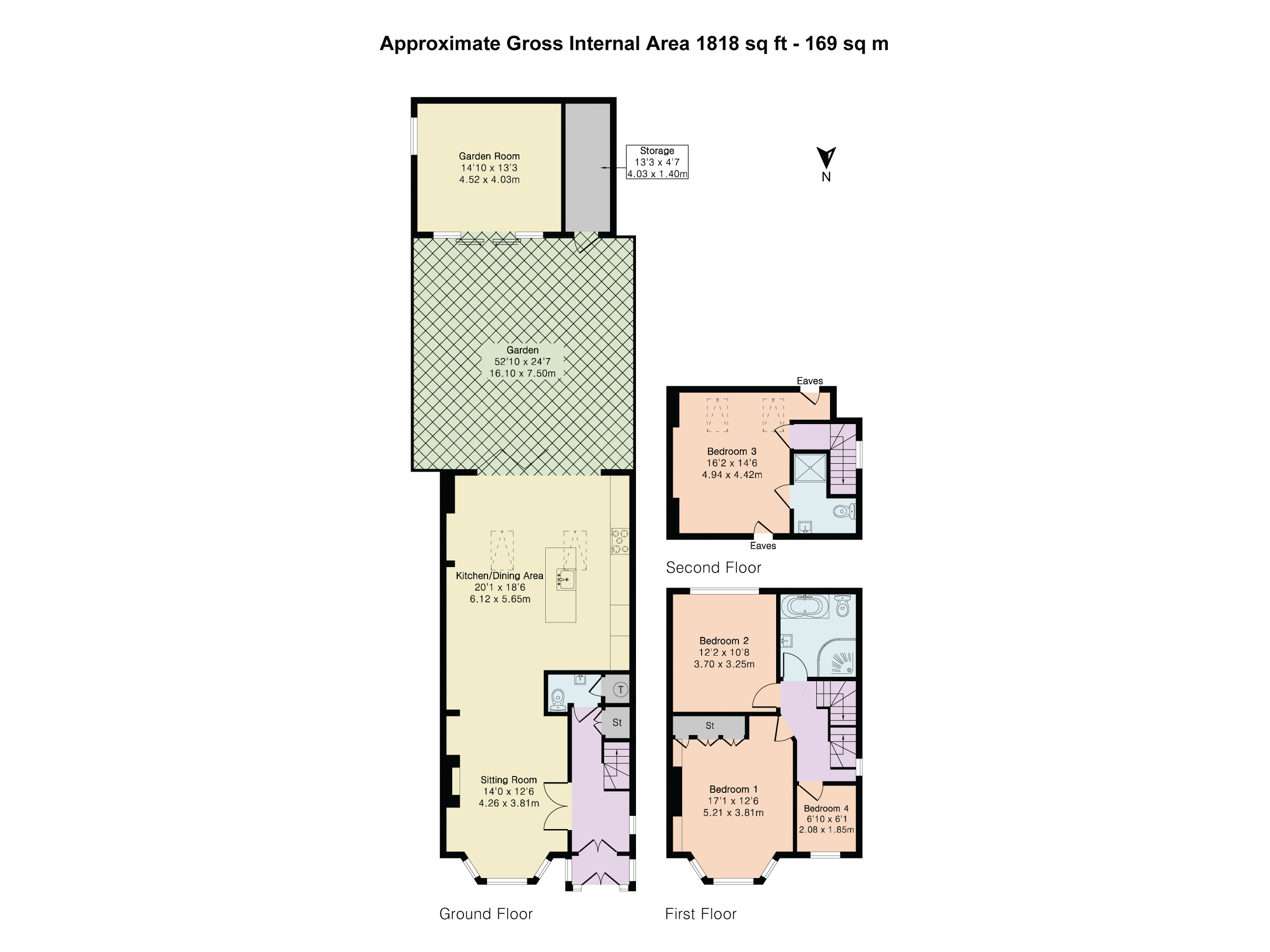 39, Acacia Road, London floorplan