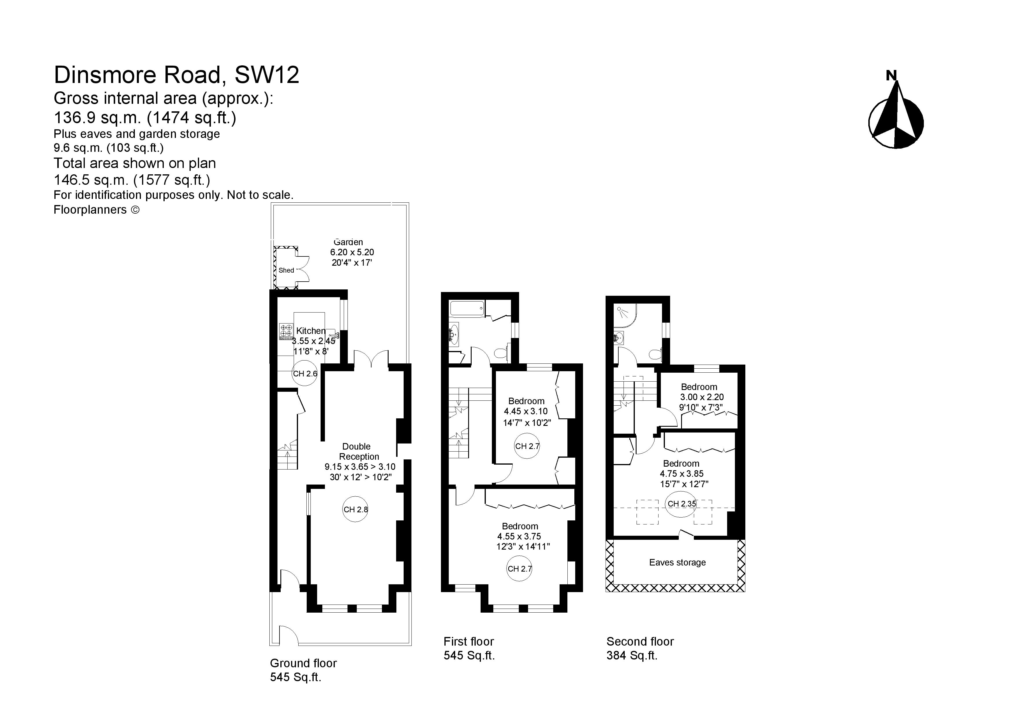 11, Dinsmore Road, London floorplan