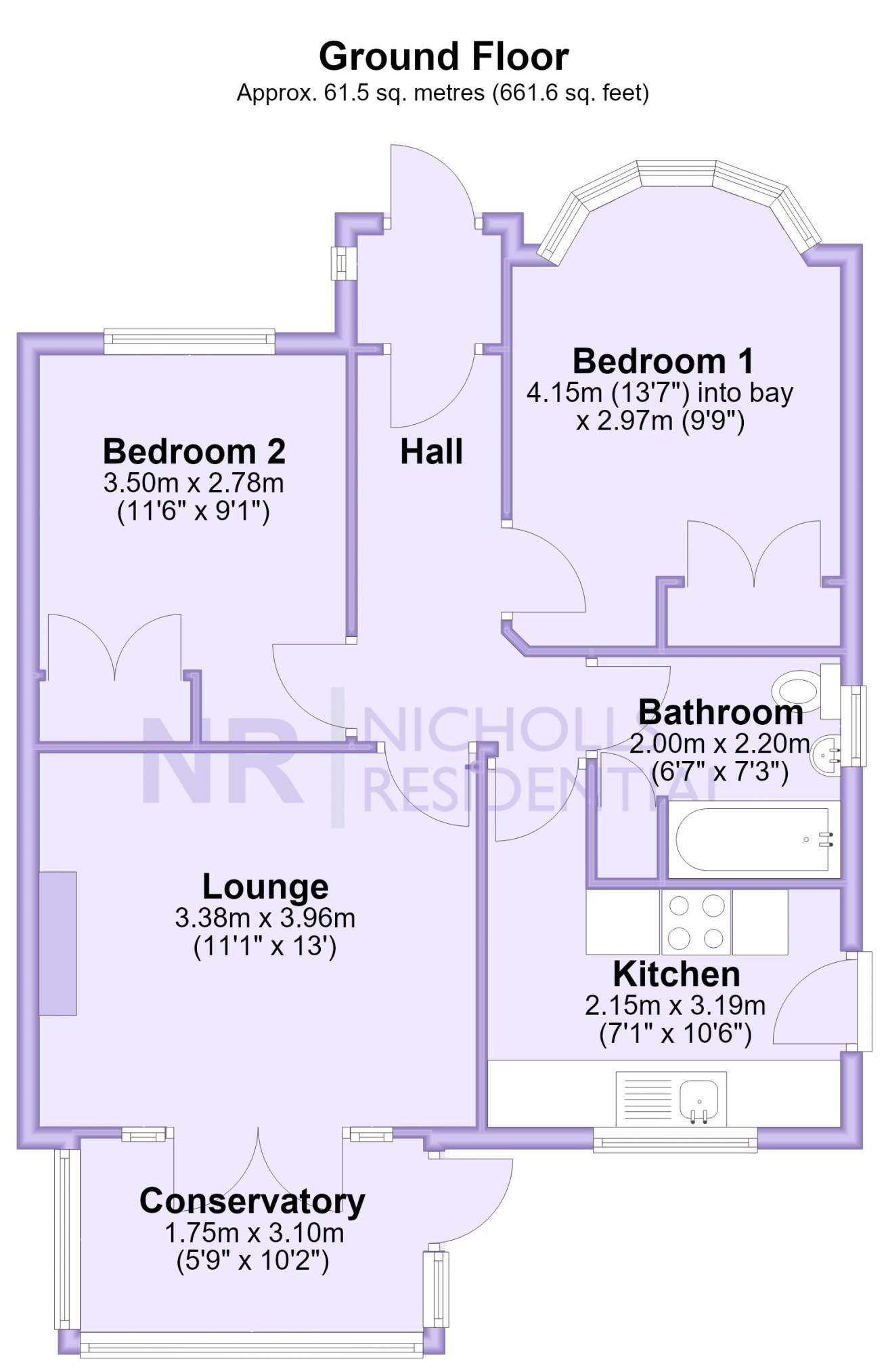 40, Derek Avenue, West Ewell floorplan