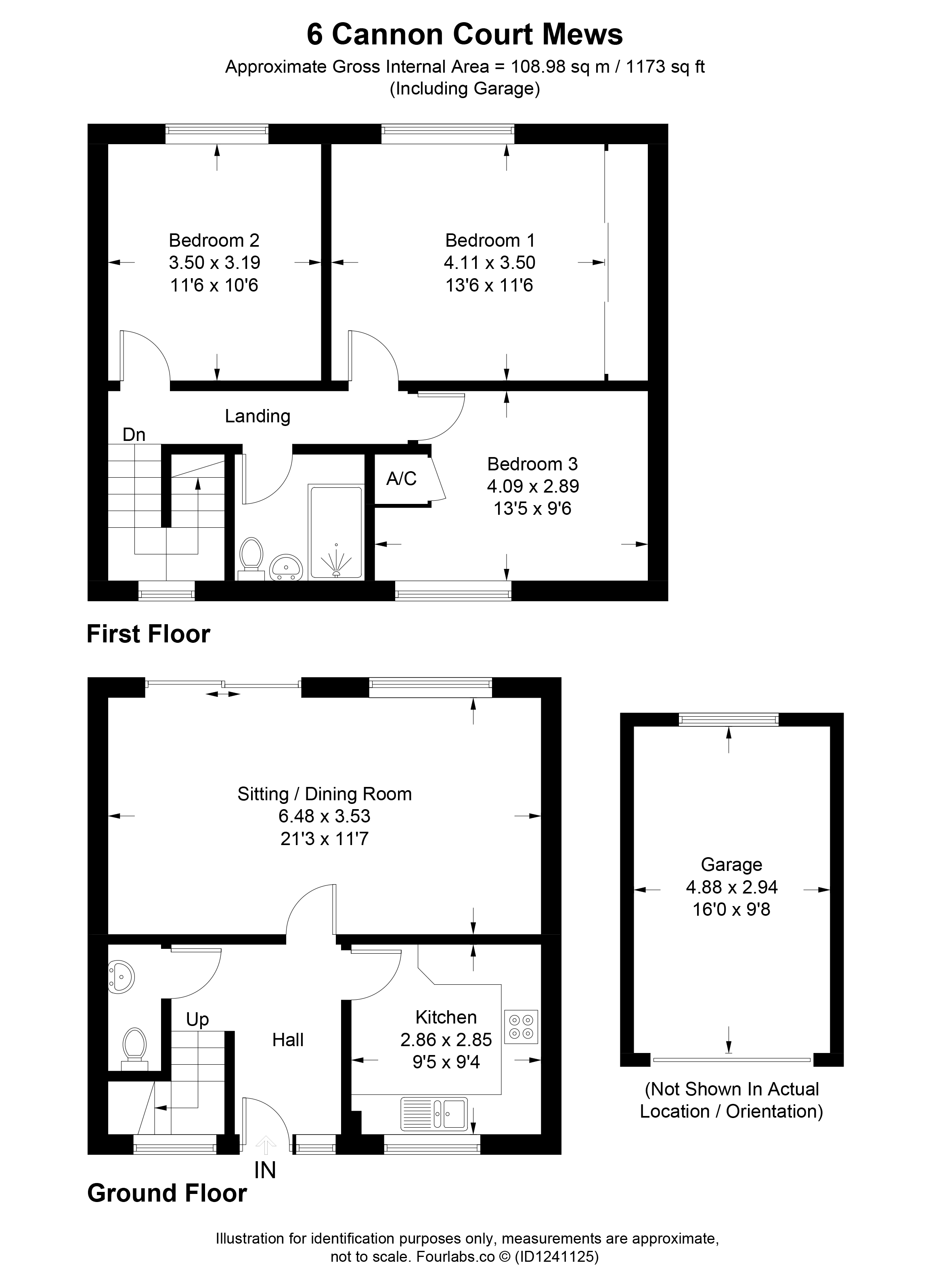 6, Cannon Court Mews, Sherborne floorplan