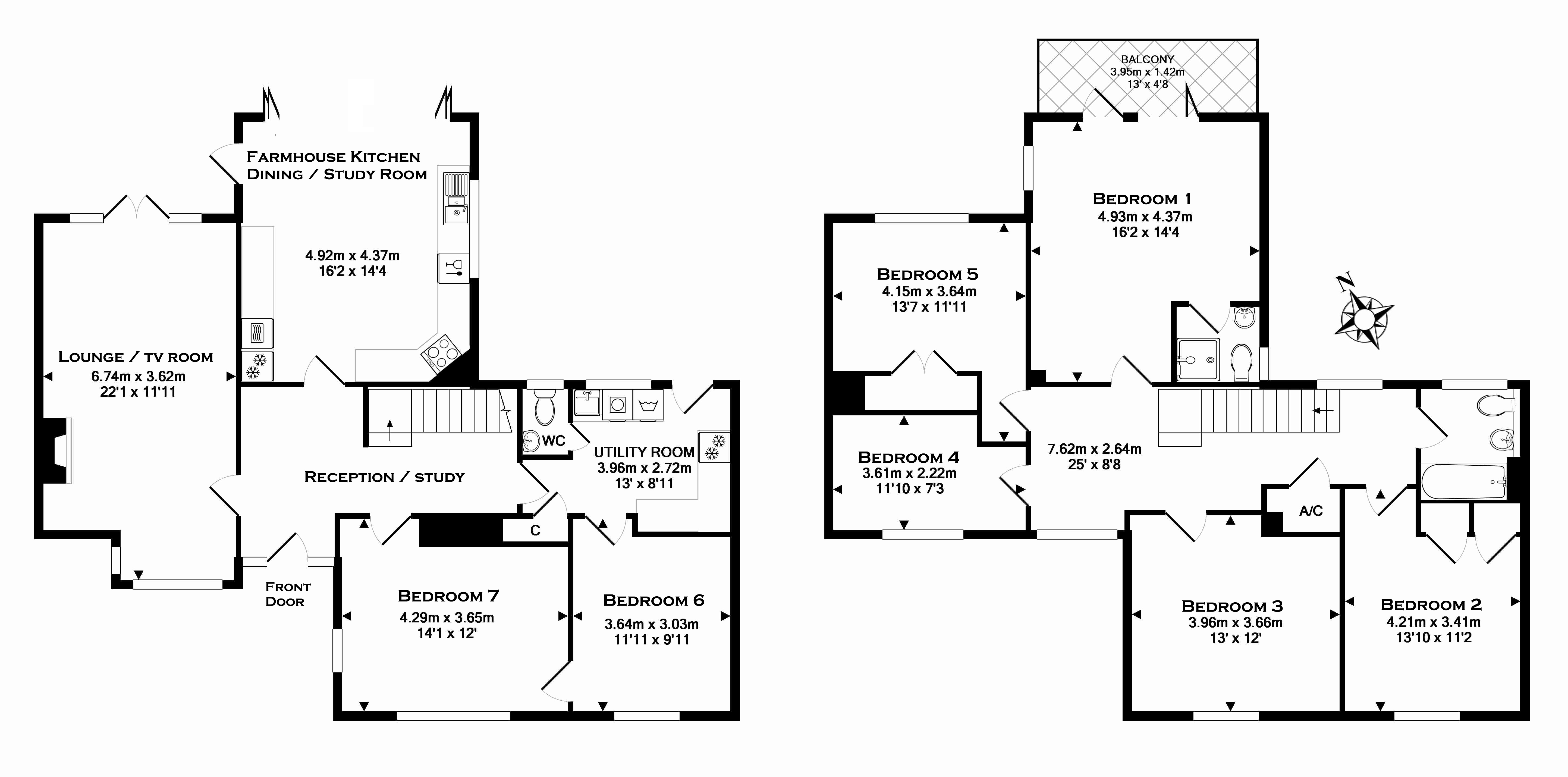 7 Bedrooms Link-detached house to rent in The Avenue, Claverton Down, Claverton Down, Bath, Somerset BA2