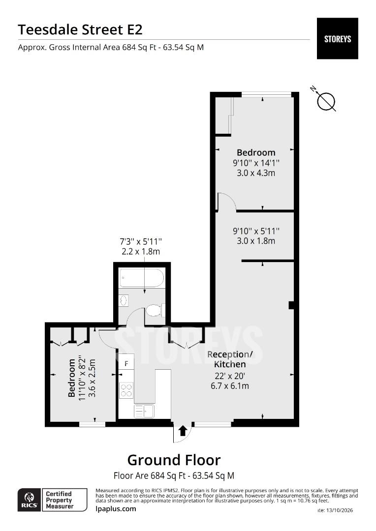 Teesdale Street, London floorplan