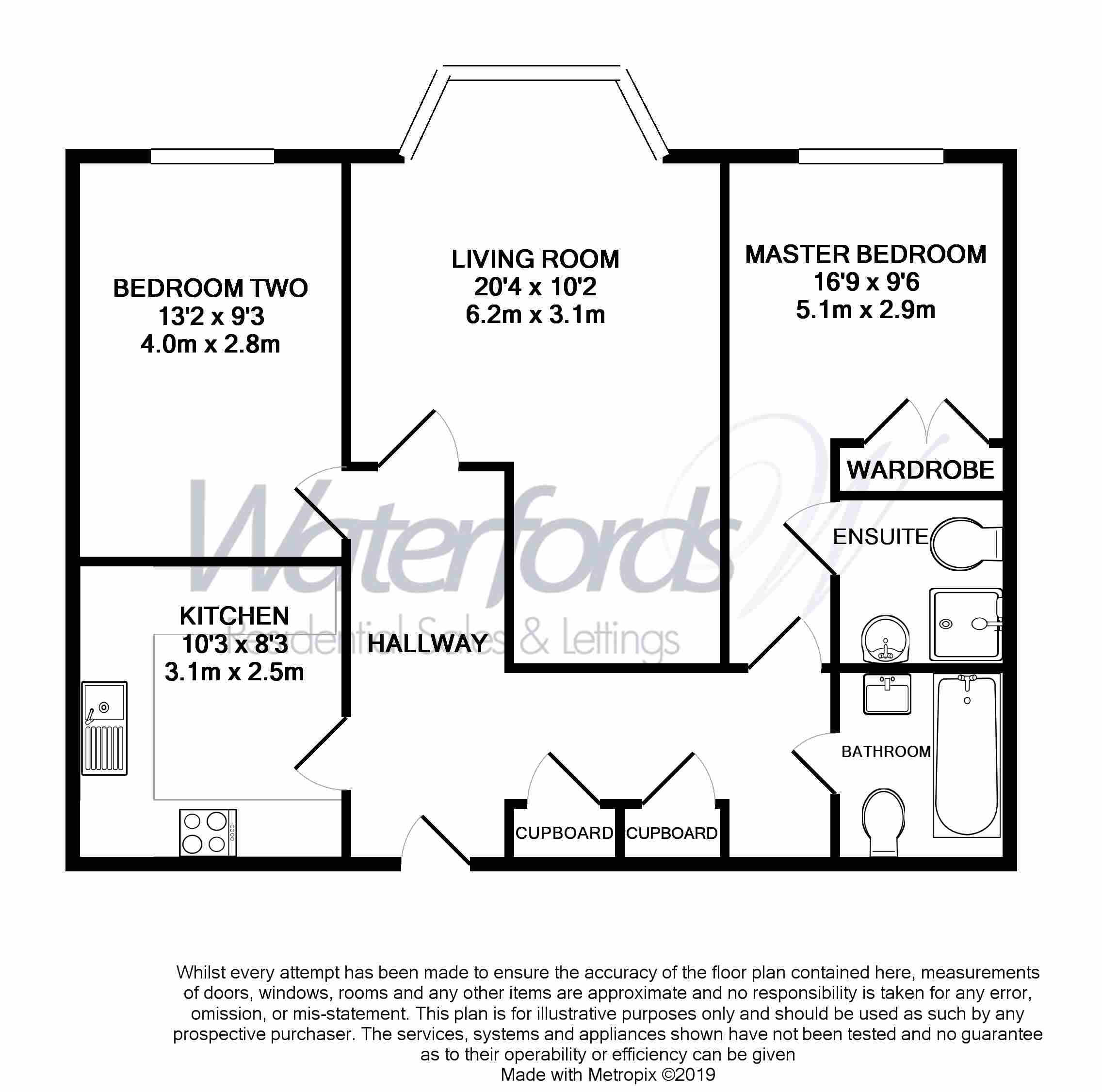 2 Bedrooms Flat to rent in Elmhurst Court, Heathcote Road, Camberley, Surrey GU15