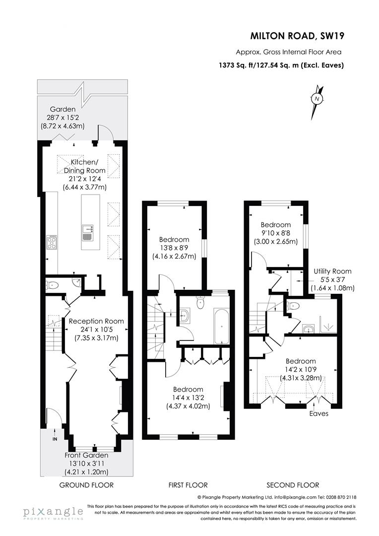 58, Milton Road, London floorplan