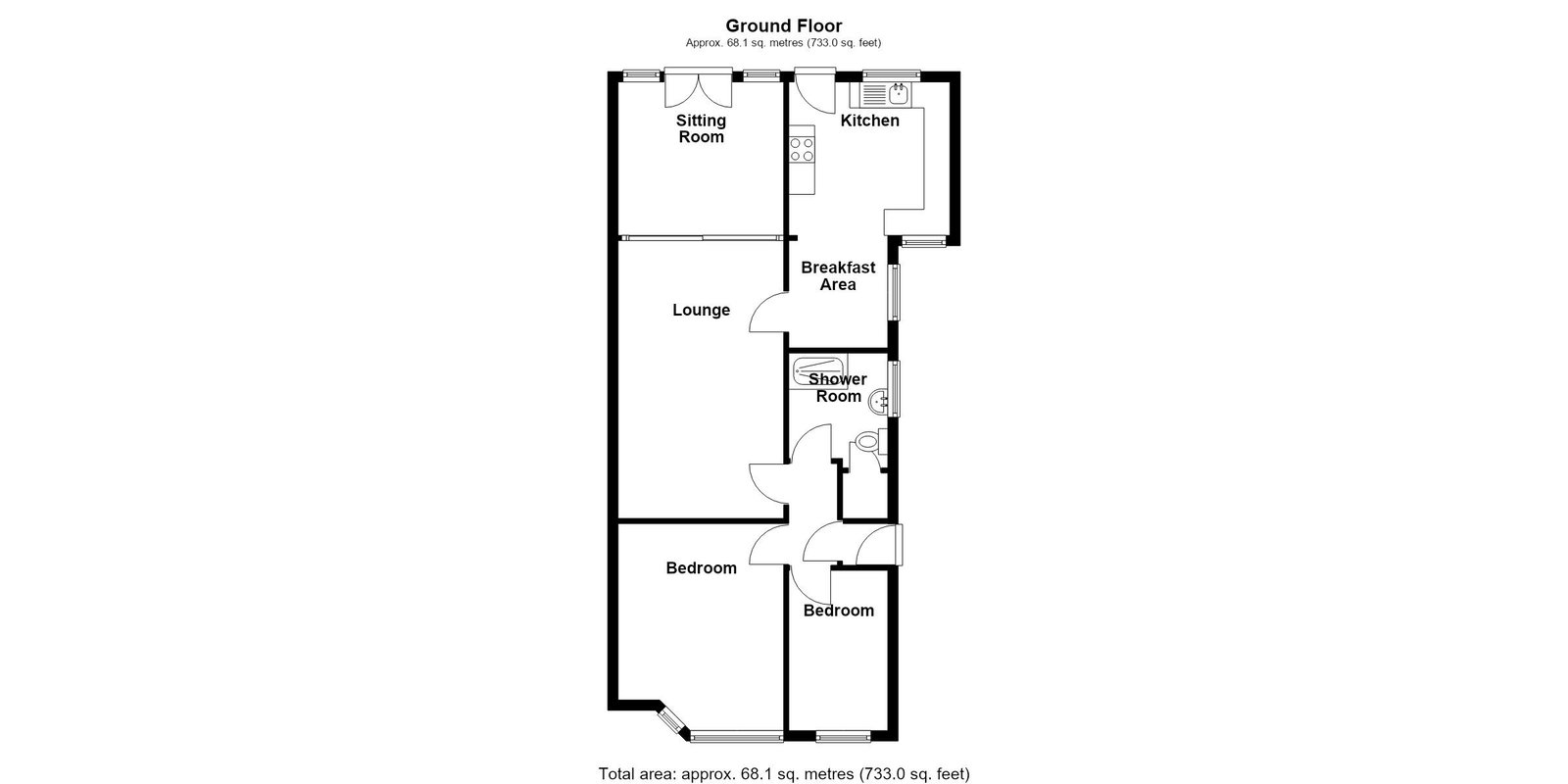 96, Boyne Road, Birmingham floorplan