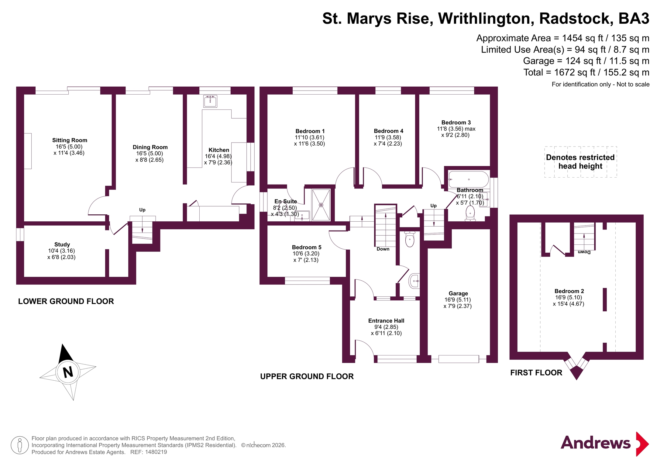64, St. Marys Rise, Radstock floorplan