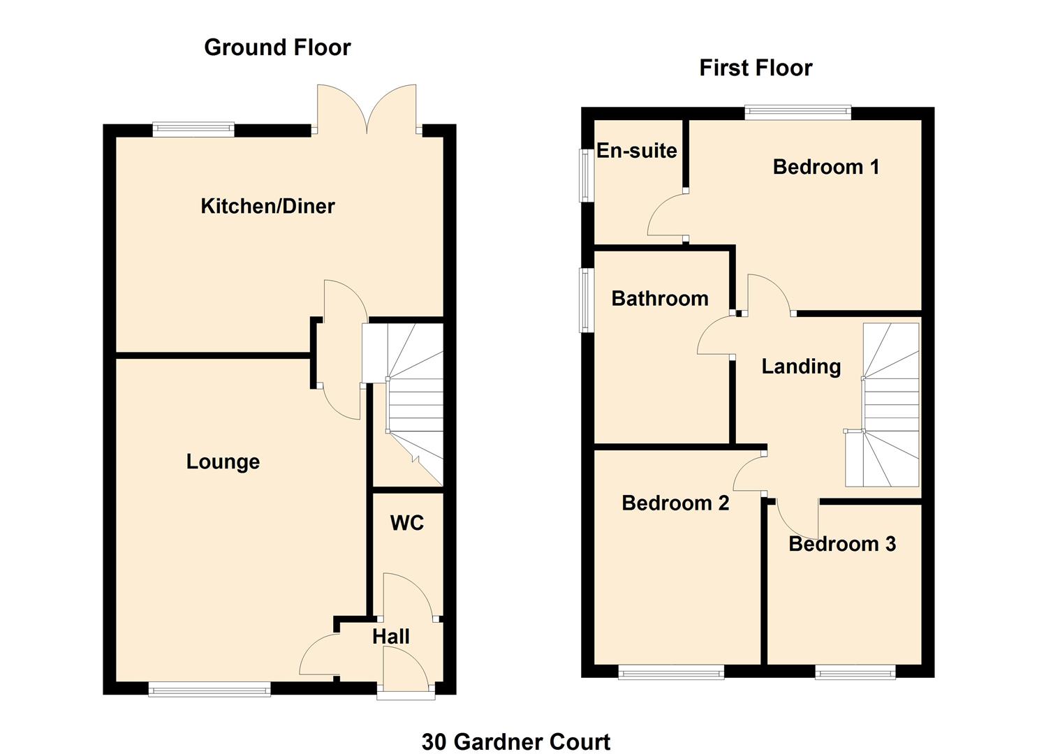 30, Gardner Court, Doveridge, Ashbourne floorplan