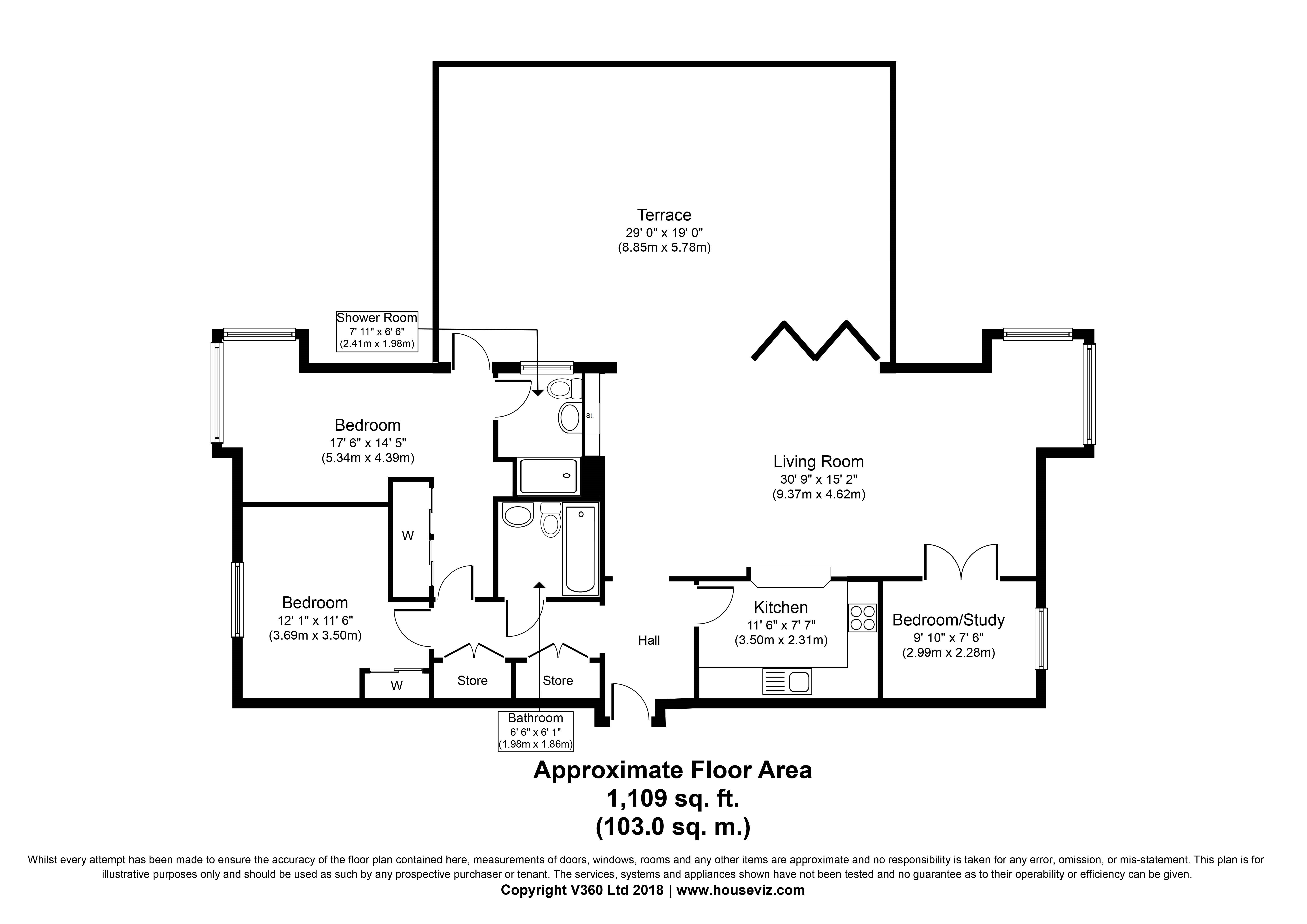 2 Bedrooms Flat for sale in Victoria Way, Horsell, Woking GU21