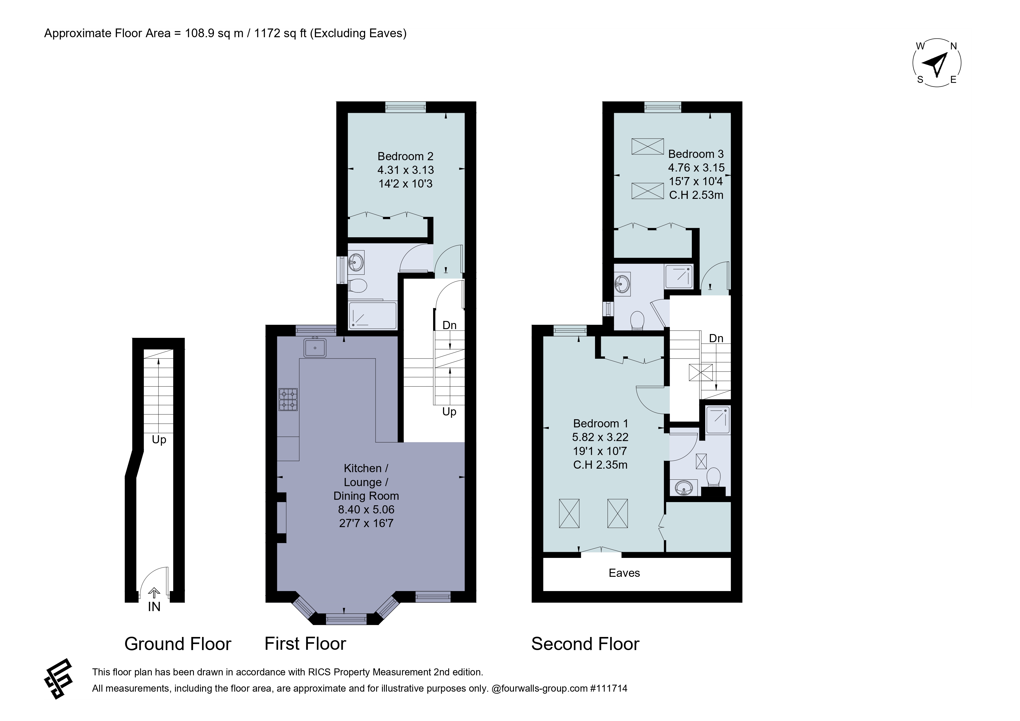 Campana Road, London floorplan