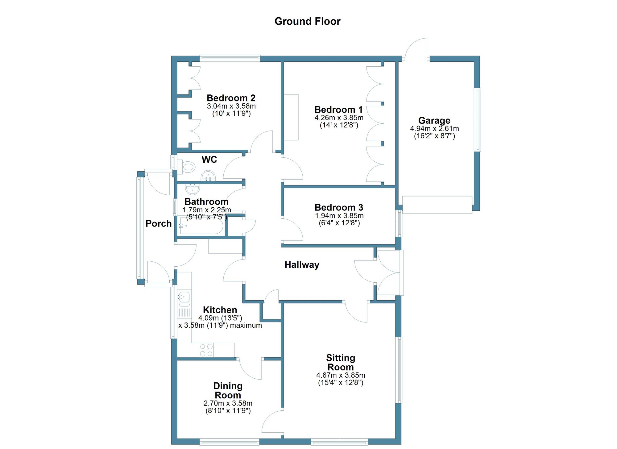 7 Fountains Avenue, Newcastle floorplan
