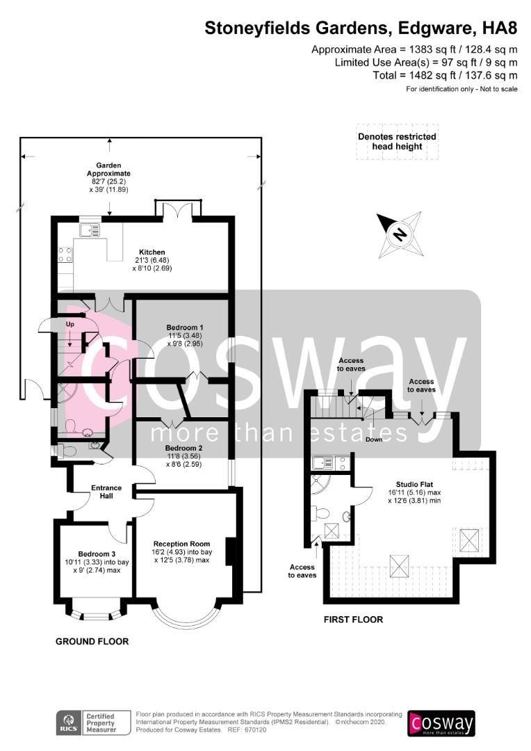 13, Stoneyfields Gardens, Edgware, HA8, Edgware floorplan