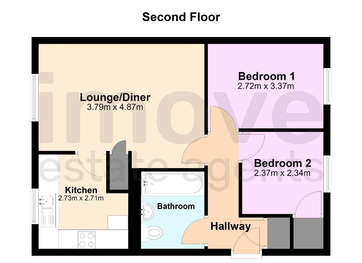 Flat 16, Riverside Court, Newton Abbot floorplan