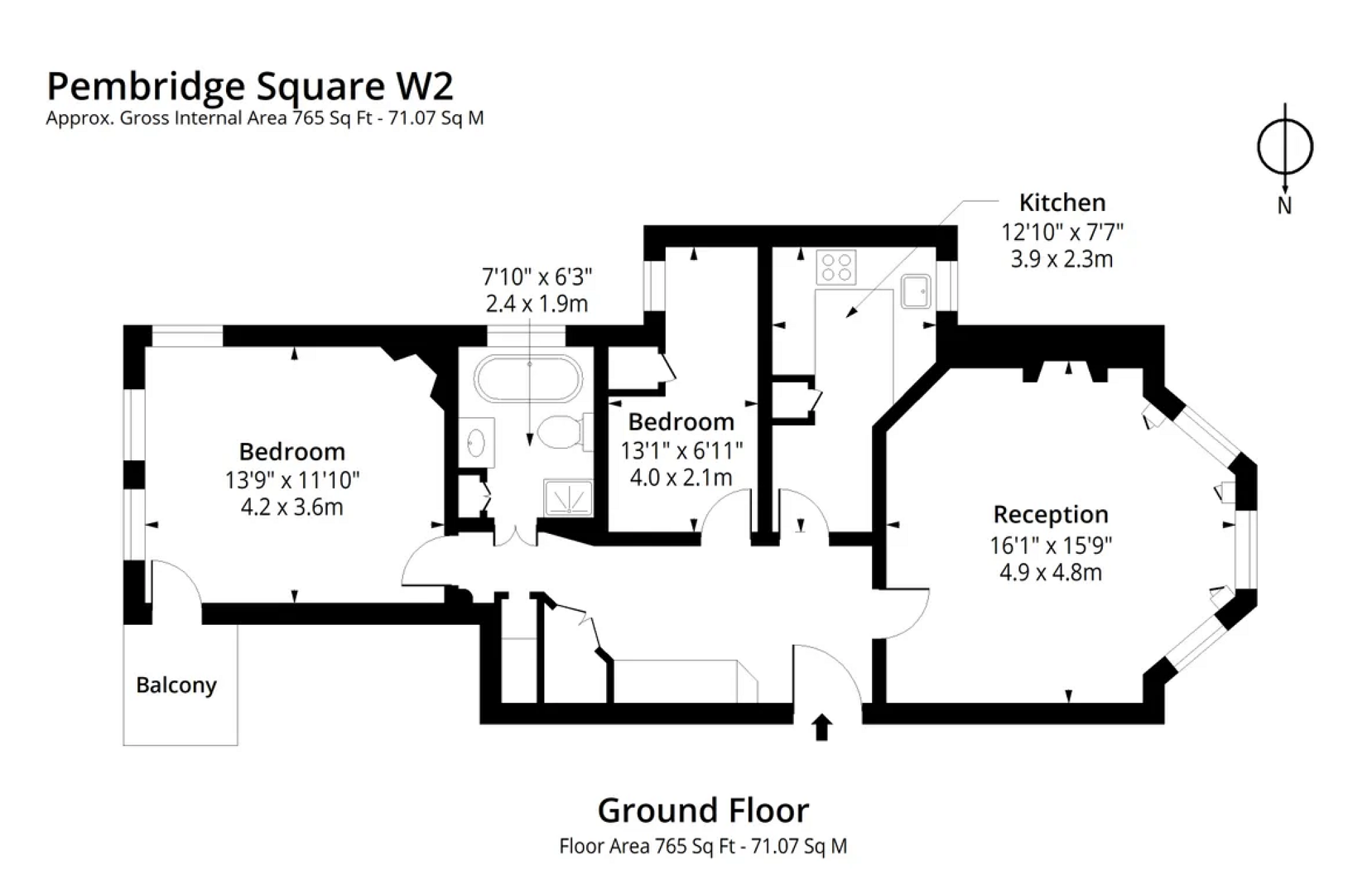 Pembridge Square, London floorplan