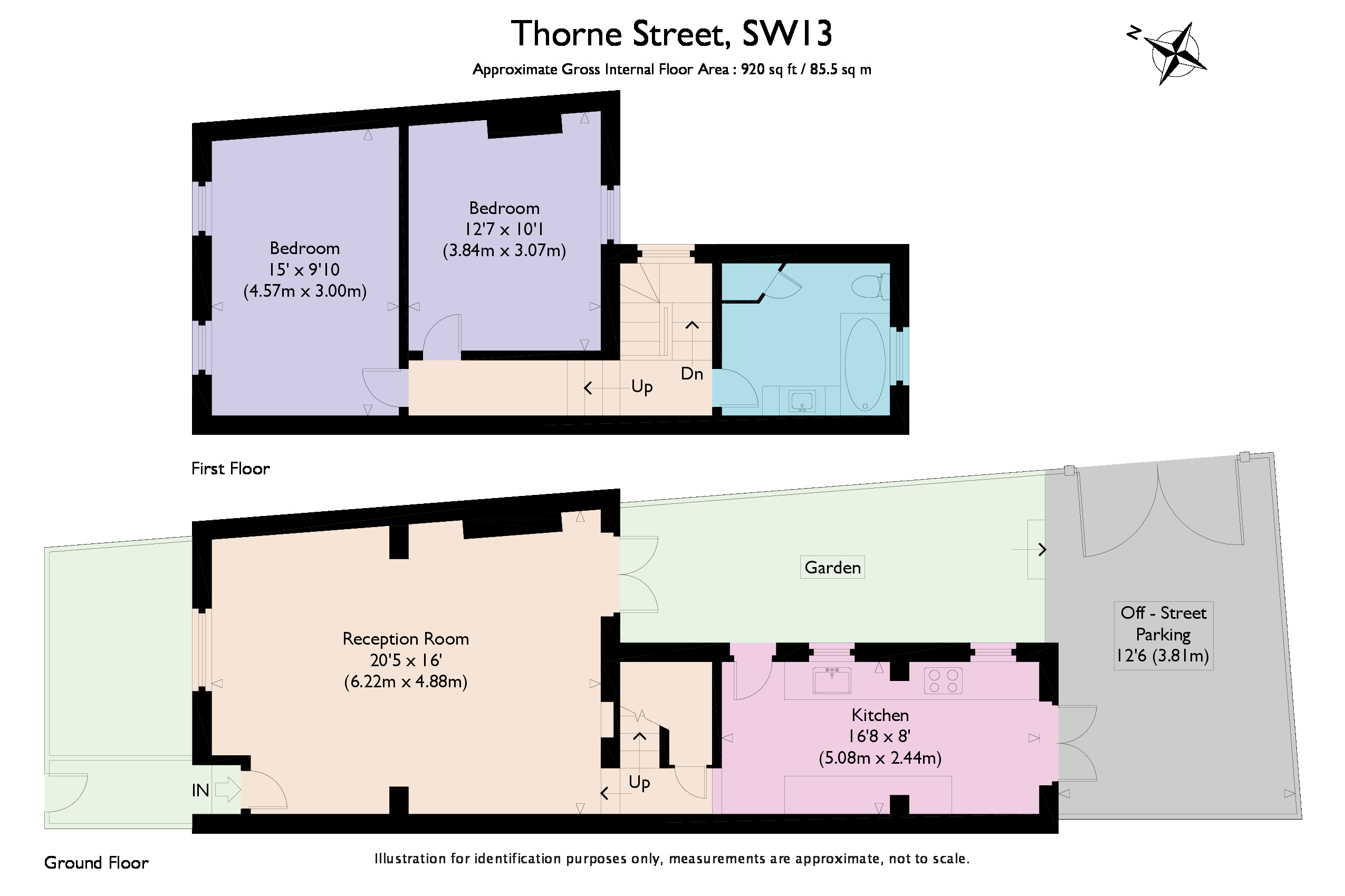 68, Thorne Street, London floorplan