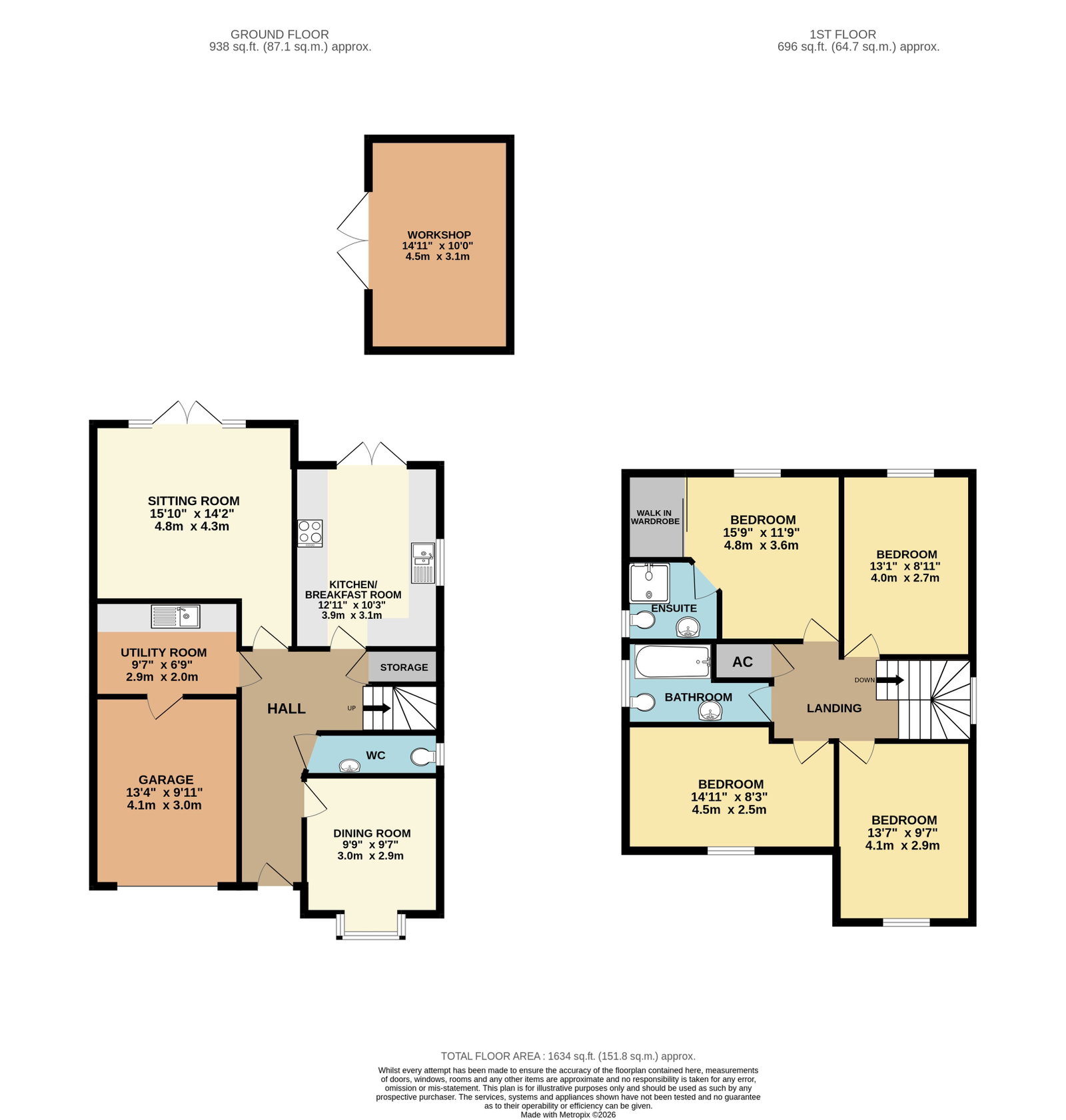 12, Randell Road, Malvern floorplan