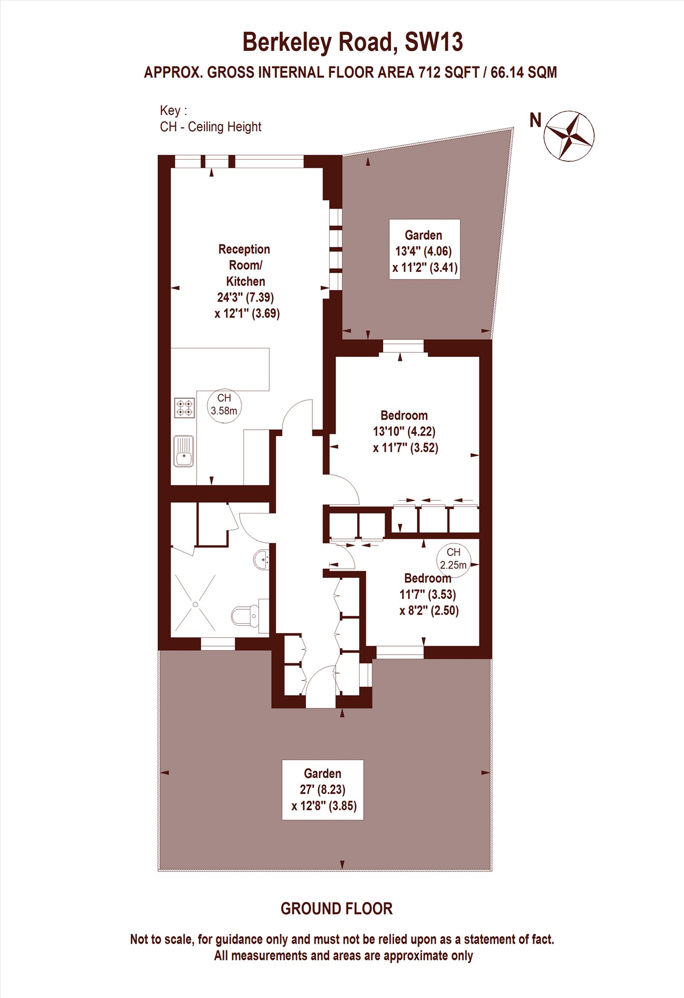 39, Berkeley Road, London floorplan
