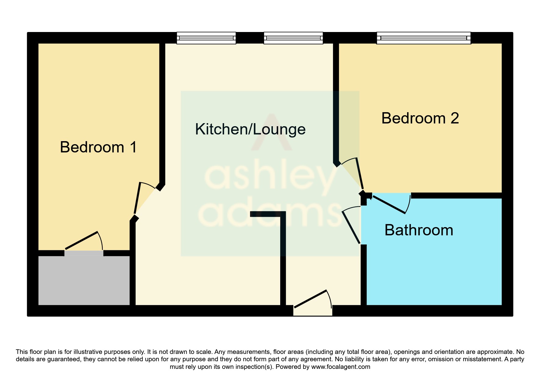 Apartment 611, Prosperity House, Gower Street, Derby floorplan