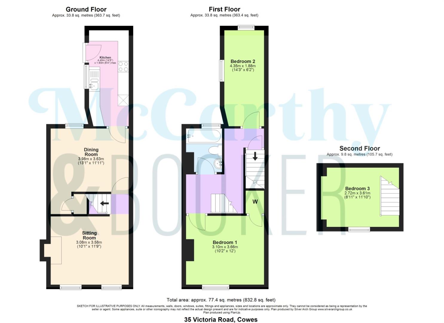 35, Victoria Road, Cowes floorplan
