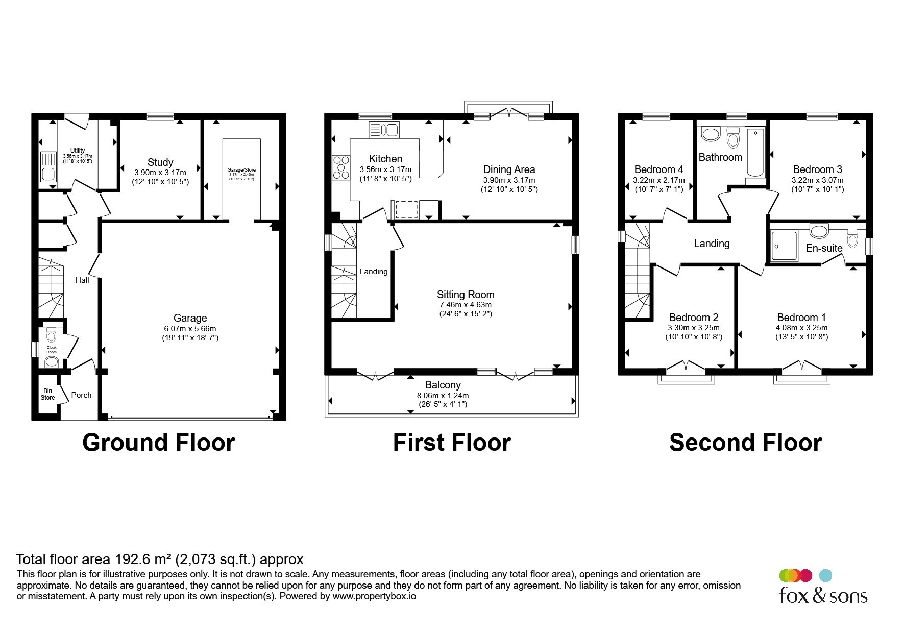 45, Cloakham Drive, Axminster floorplan
