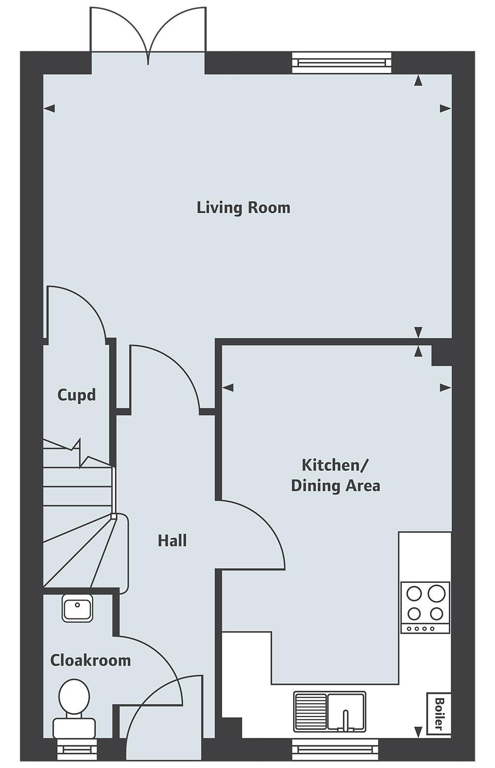 3 Bedrooms Semi-detached house for sale in 