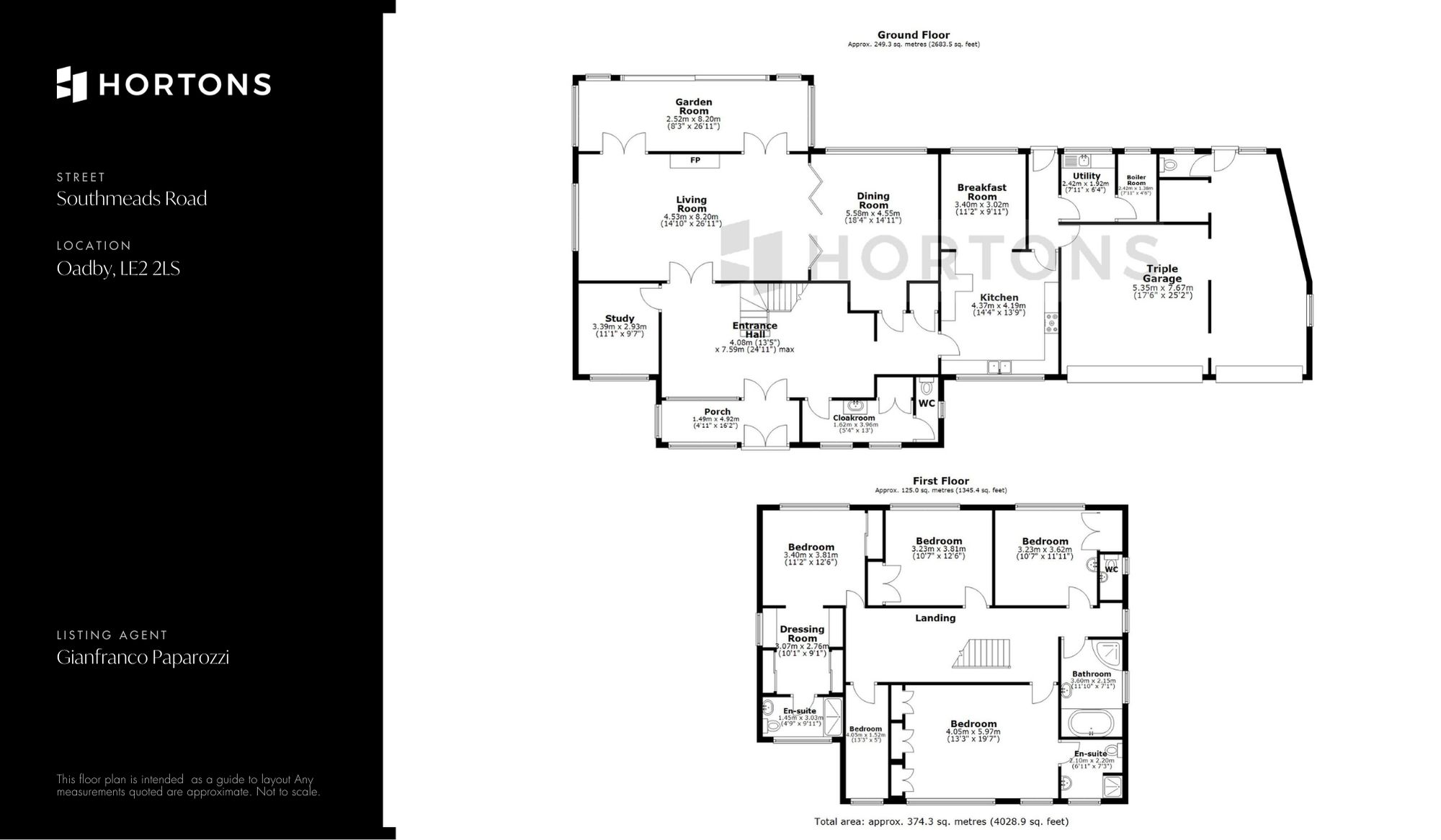 32 Southmeads Road, Leicester floorplan