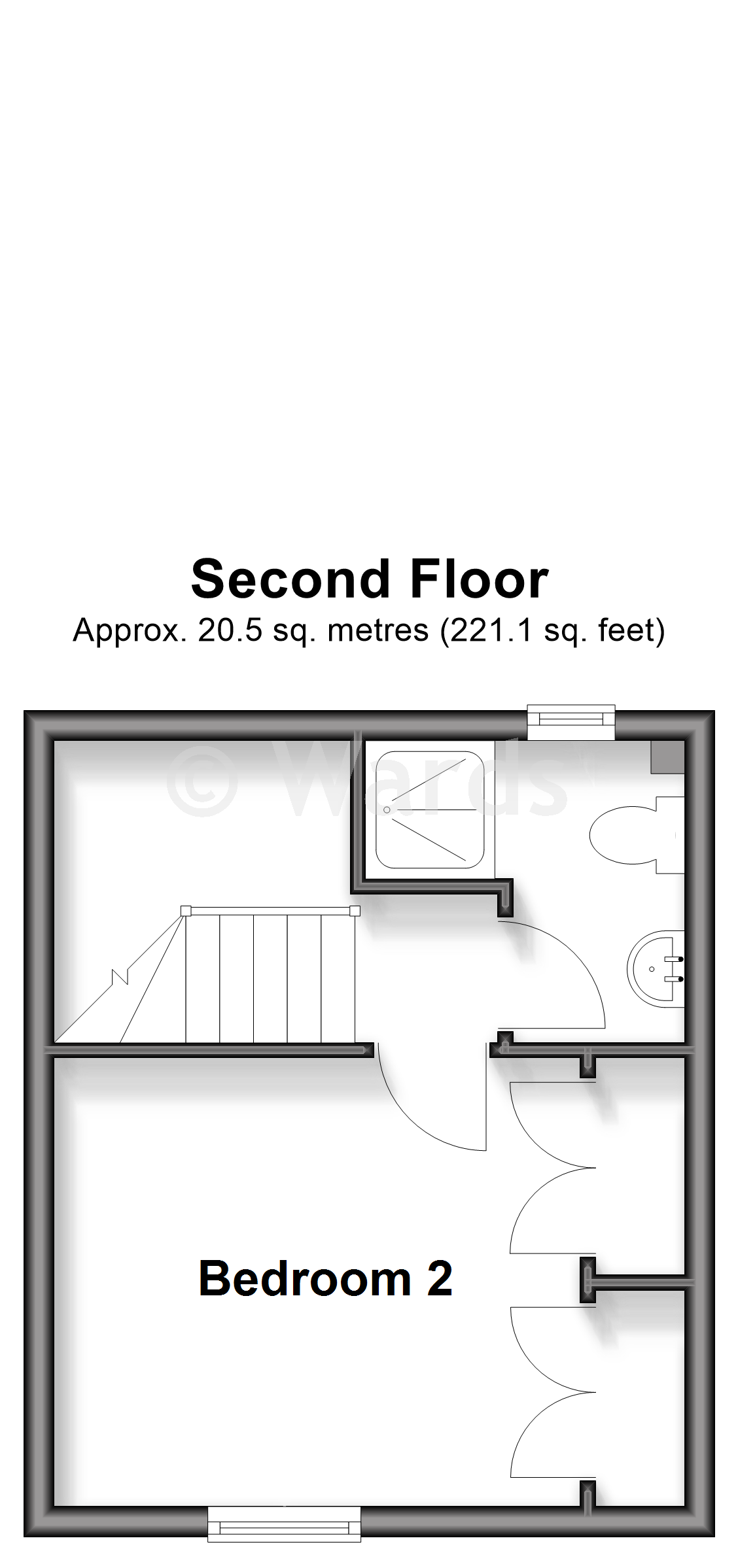 6, Queens Courtyard, Dover floorplan