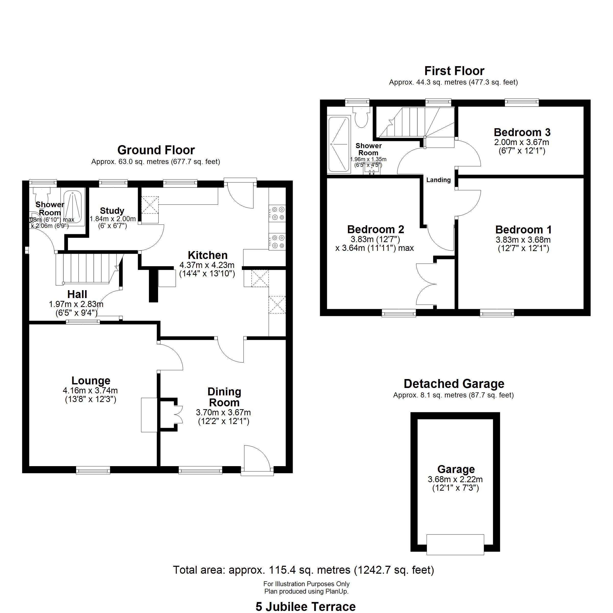 5, Jubilee Terrace, Lincoln floorplan
