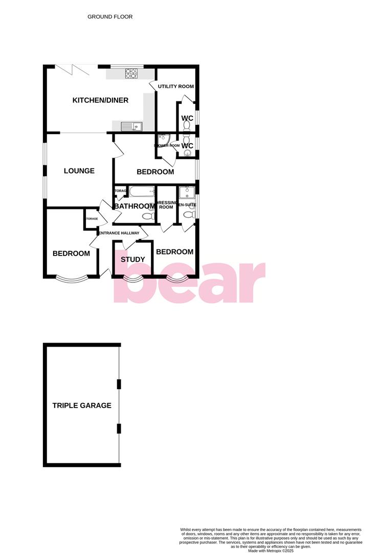 Merrythought, Ethelbert Road, Rochford floorplan