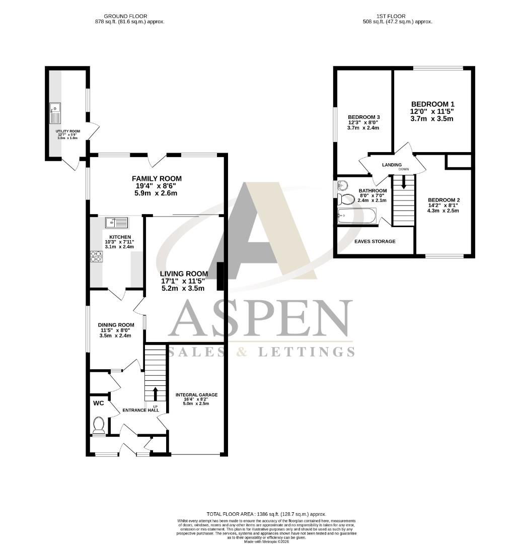 21, Anglesey Close, Ashford floorplan