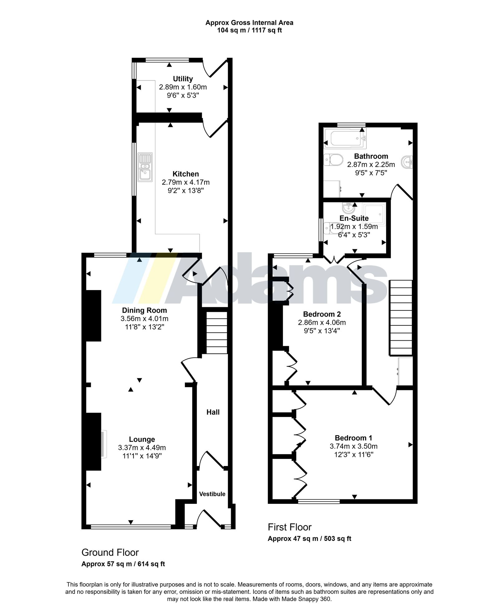42, Appleton Road, Widnes floorplan