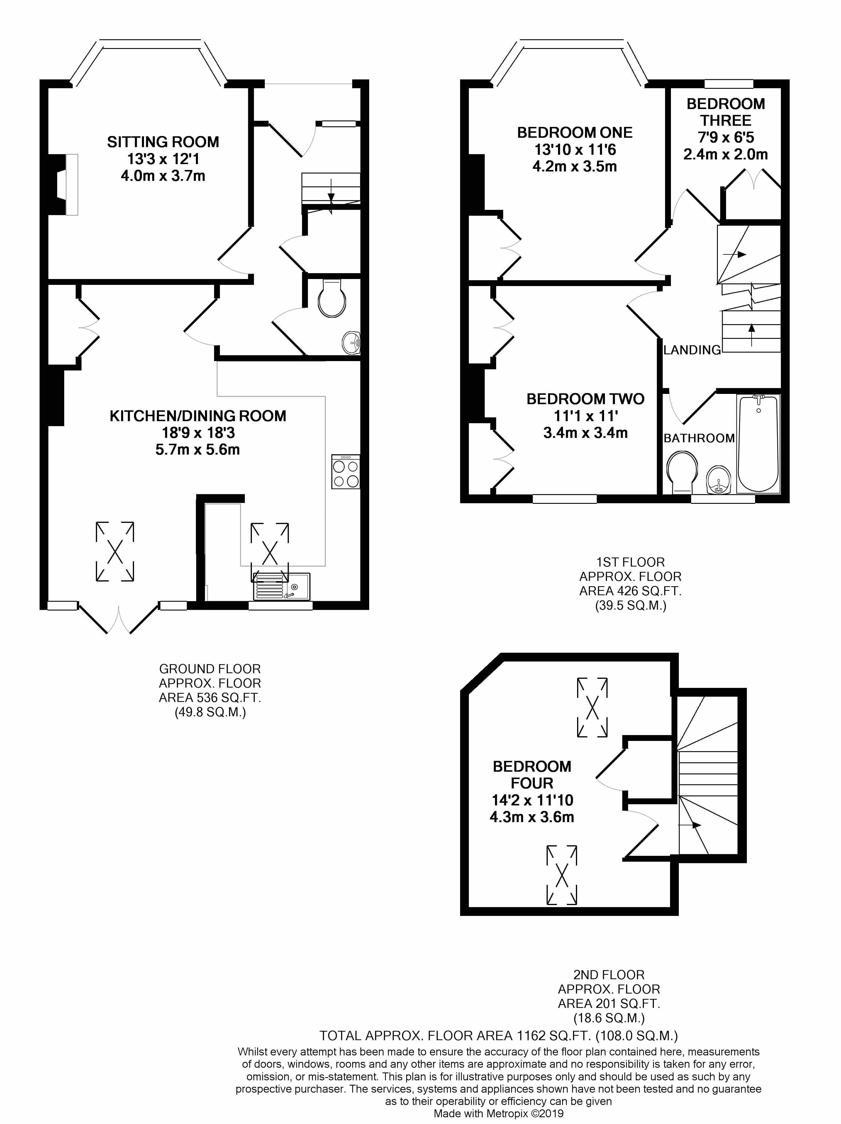 4 Bedrooms Terraced house for sale in Orchard Avenue, Chichester PO19