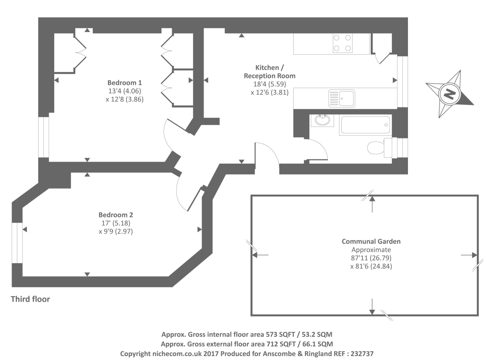 1 Bedrooms Flat to rent in Grove End House, St John`S Wood NW8