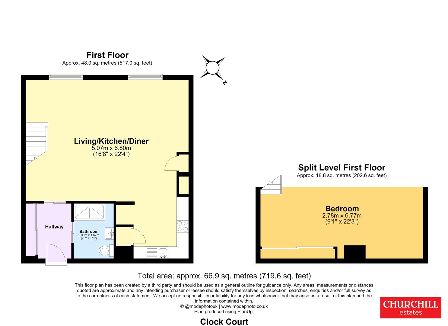 Flat 22, Clock Court, Victory Road, Wanstead floorplan