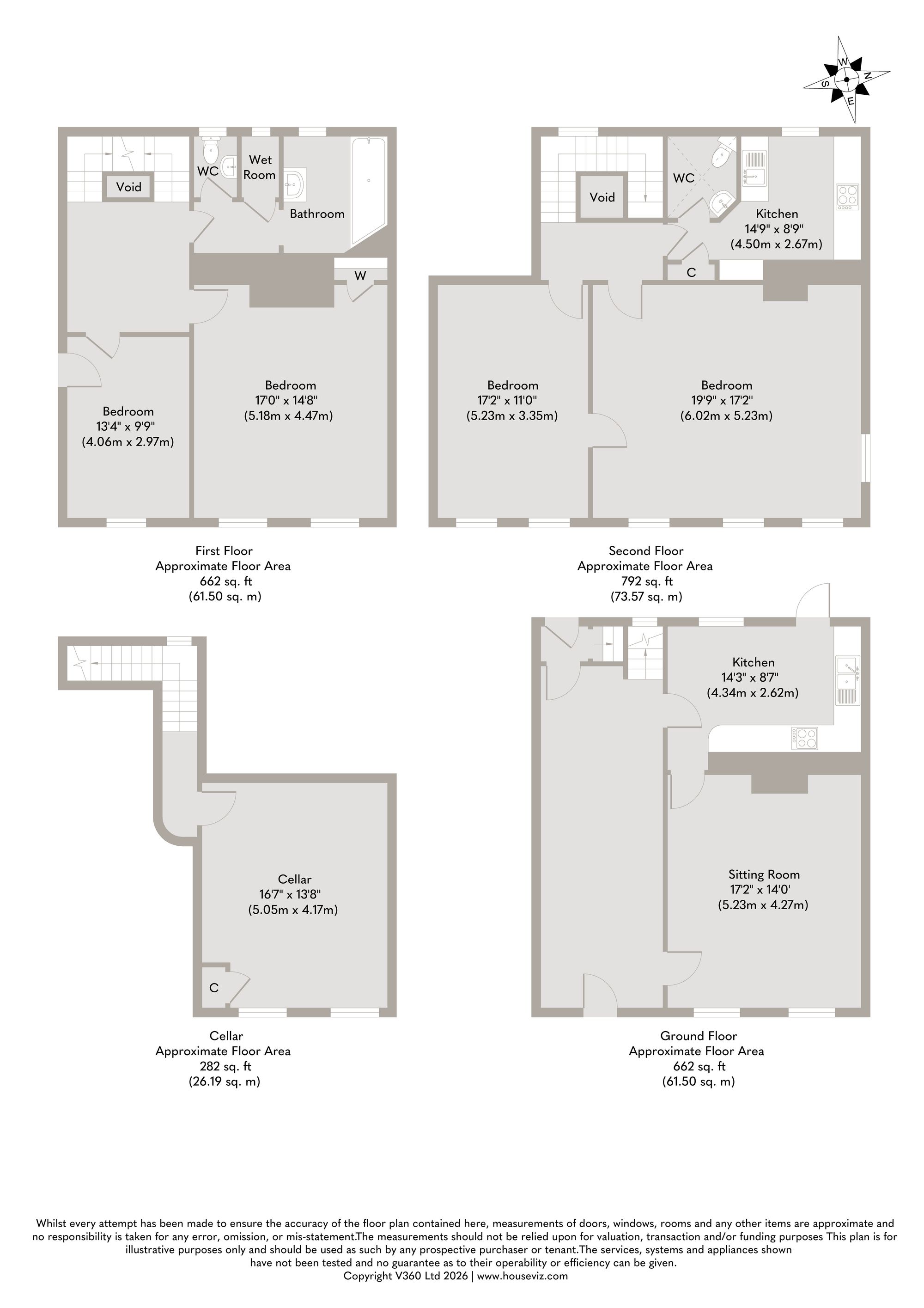 3 Cow Hill, Norwich floorplan