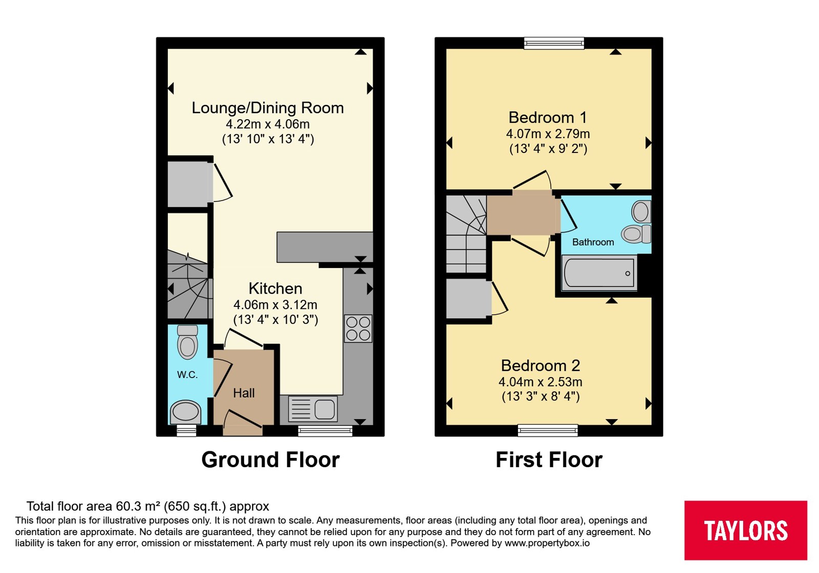 31, Chaffinch Green, Henlow floorplan