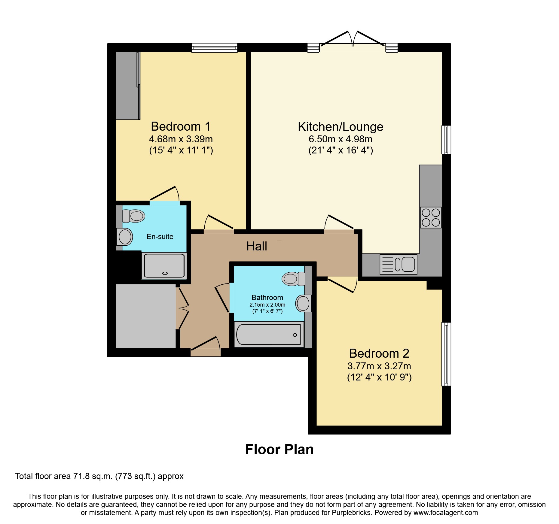 Flat 26/Quay Court, 2 Glenway Road, Rochester floorplan