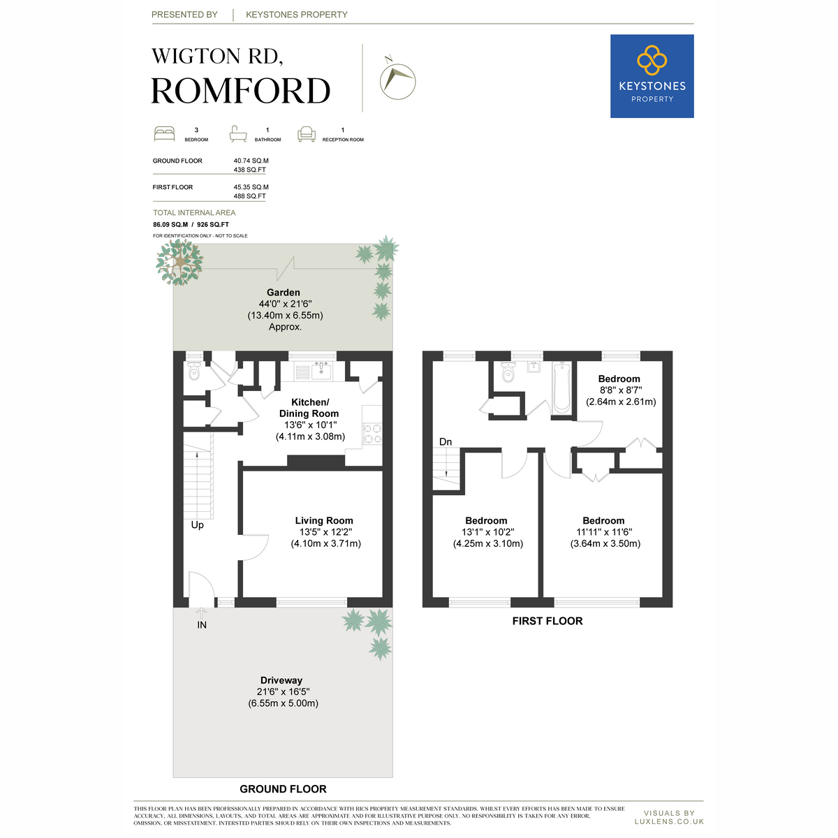45, Wigton Road, Romford floorplan