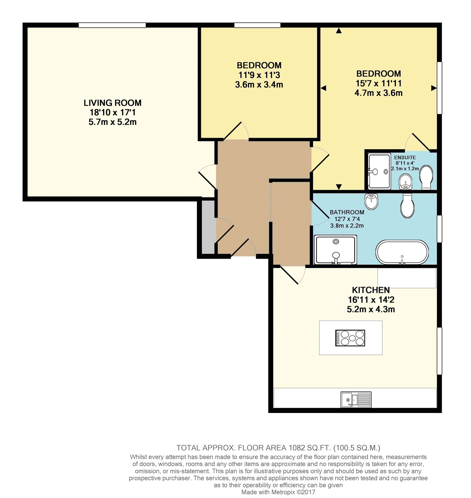 2 Bedrooms Flat to rent in Fraser House, Oakwood Lane, Leeds, West Yorkshire LS8