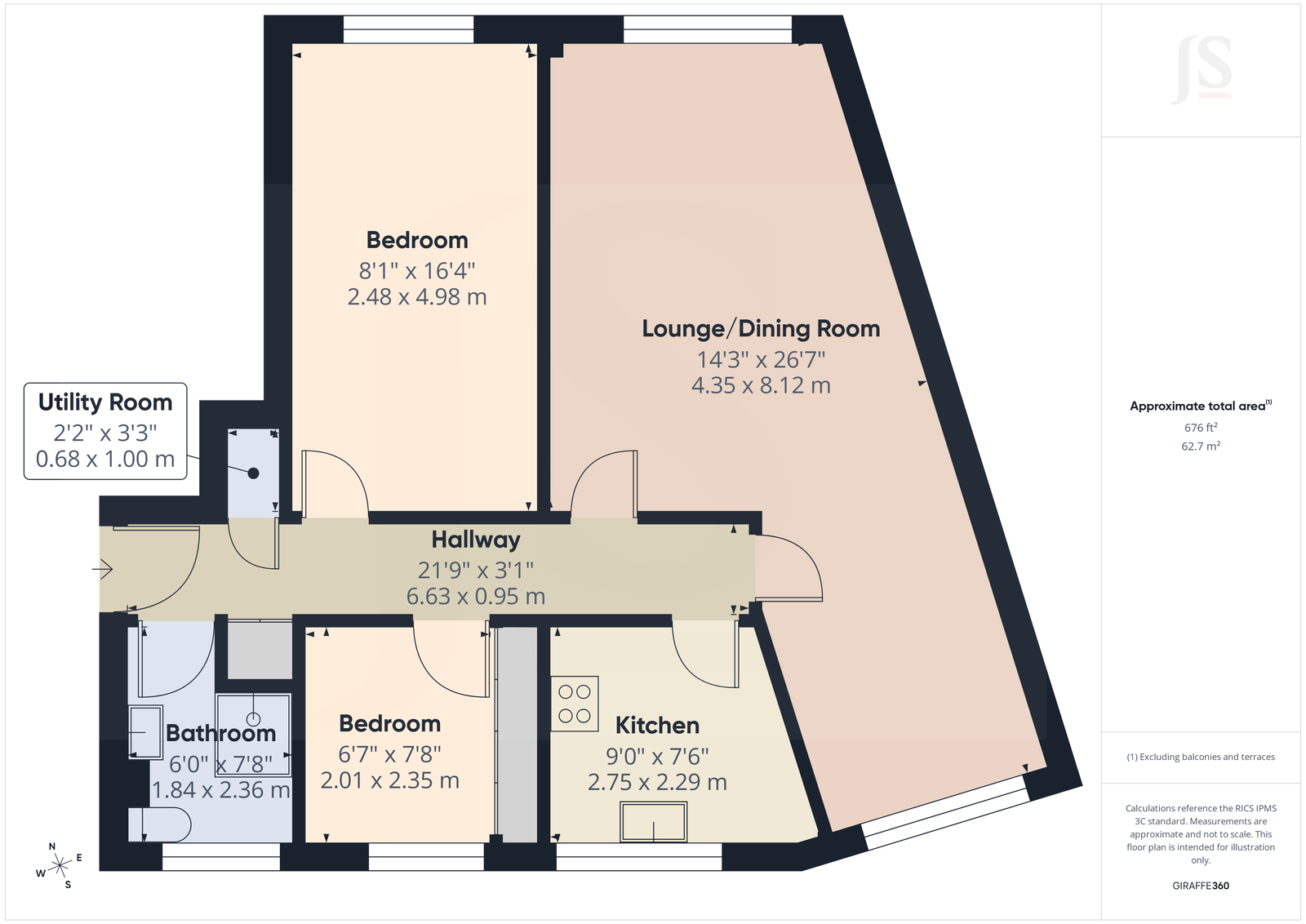 Chelmer House,Flat 1, South Street, Lancing floorplan