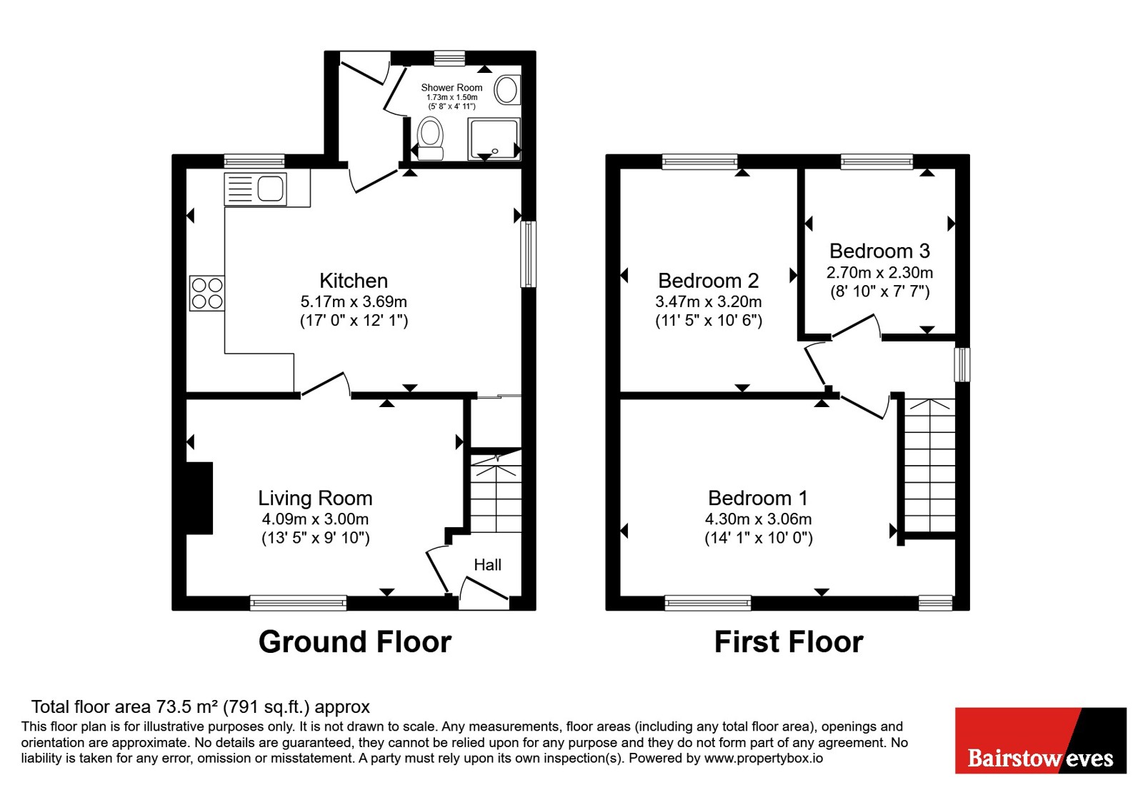 13, Laburnum Avenue, Staffordshire floorplan