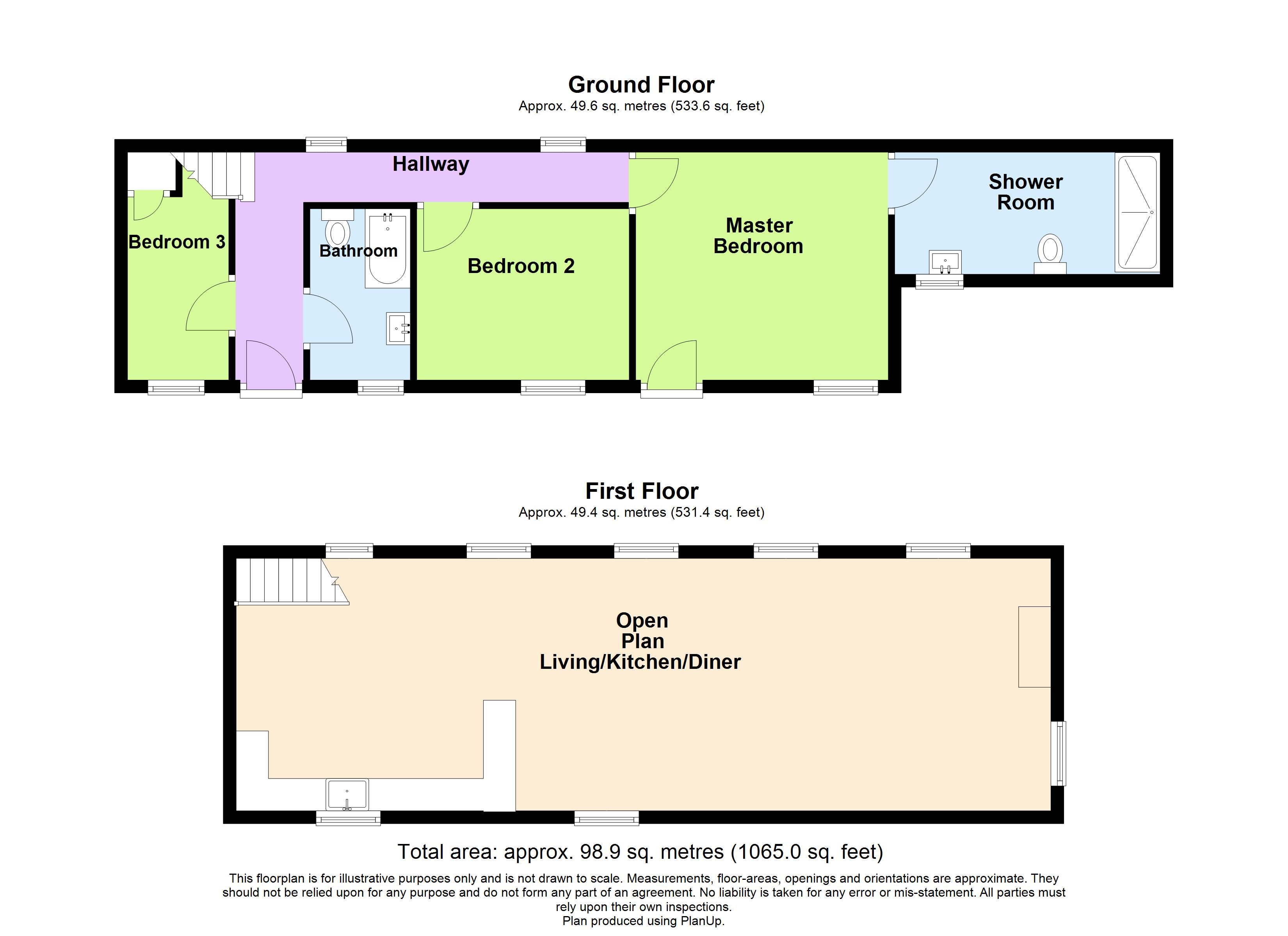 Awel Y MÃ´r & Land,, Whitesands, Haverfordwest floorplan
