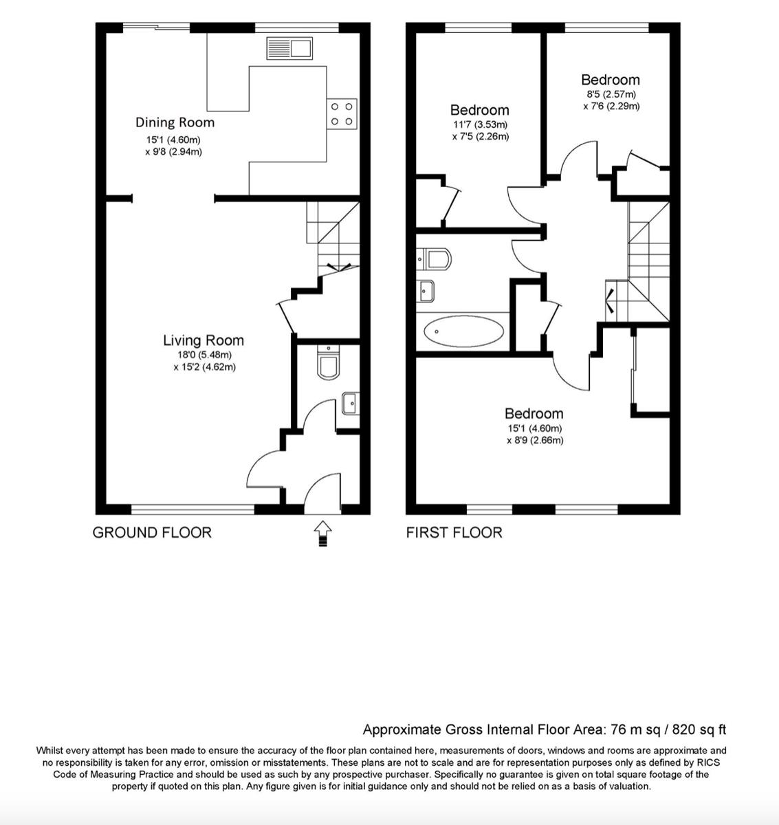 11, Dove House Green, Weybridge floorplan