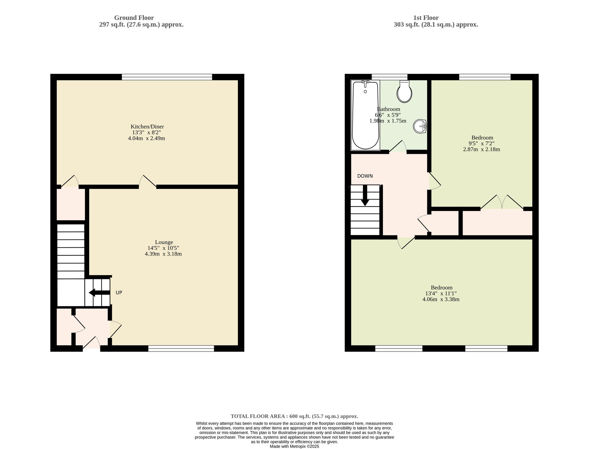 25 Ranville, Lowestoft floorplan