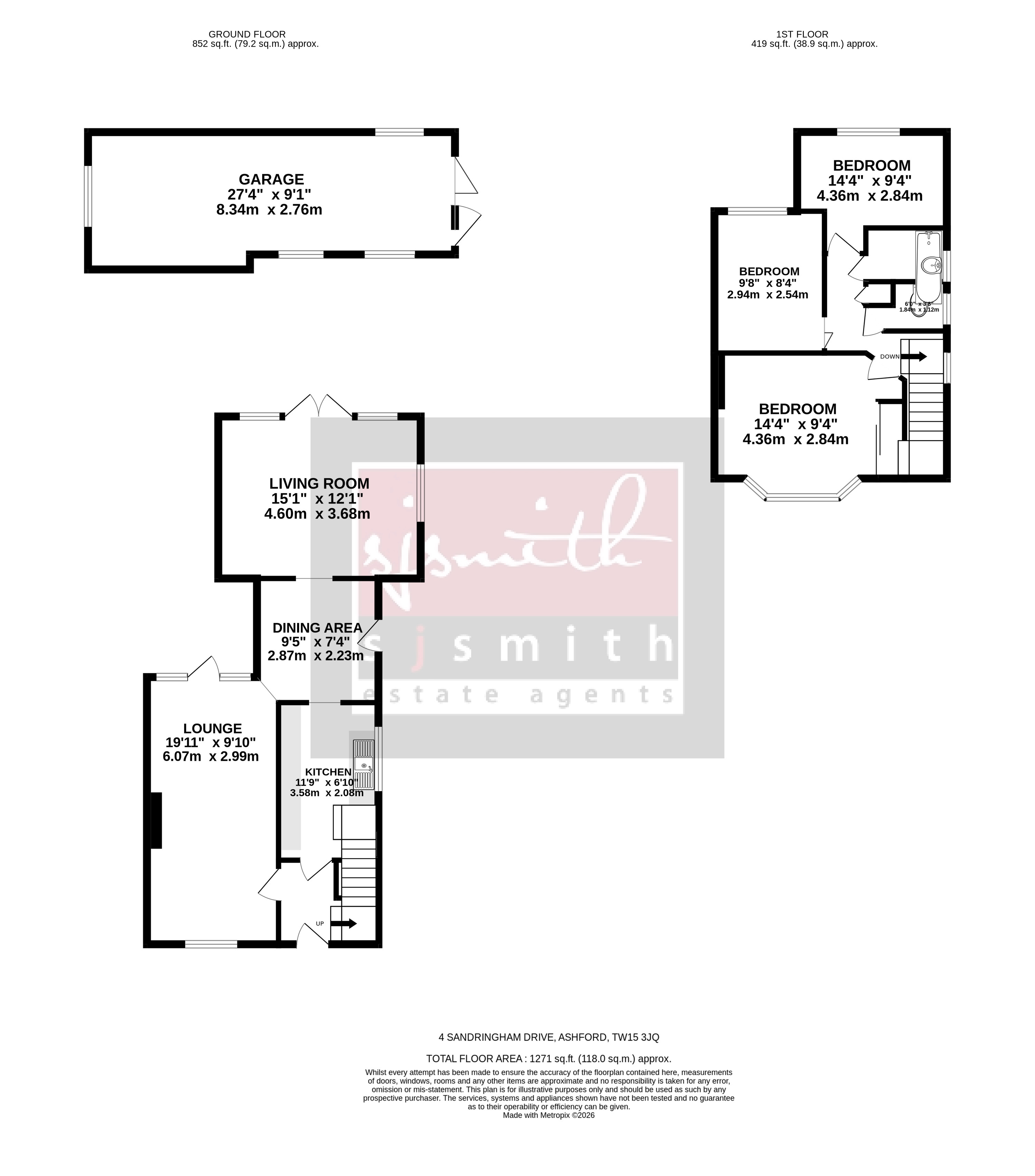 Sandringham Drive, Ashford floorplan