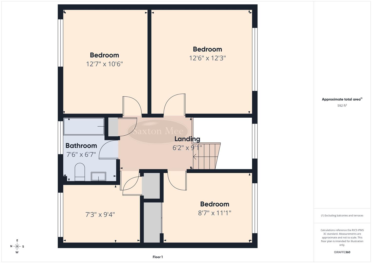 206, Eckington Road, Dronfield floorplan